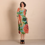 Megan Salmon Pom Pom Romance Dress