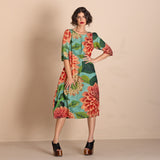 Megan Salmon Pom Pom Romance Dress