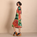Megan Salmon Pom Pom Romance Dress
