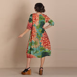 Megan Salmon Pom Pom Romance Dress