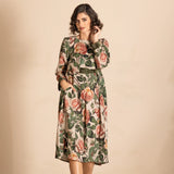 Megan Salmon Village Roses Romance Dress