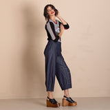 Megan Salmon Denim Barrel Pant