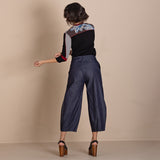 Megan Salmon Denim Barrel Pant