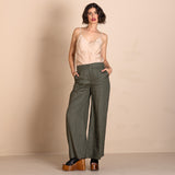 Megan Salmon Linen Mariner Pant