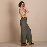 Megan Salmon Linen Mariner Pant