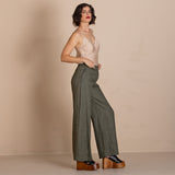 Megan Salmon Linen Mariner Pant