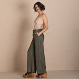 Megan Salmon Linen Mariner Pant