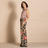 Megan Salmon Tapestry Mariner Pant