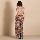 Megan Salmon Tapestry Mariner Pant