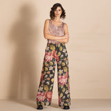 Megan Salmon Tapestry Mariner Pant