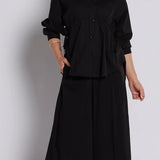 Philosophy Grain Cotton Wide Leg Pant