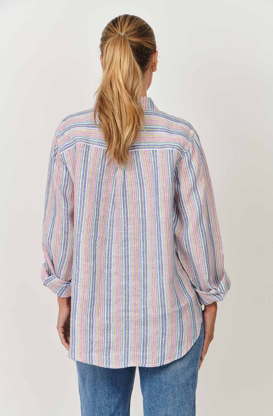 Enveloppe Striped Linen Shirt