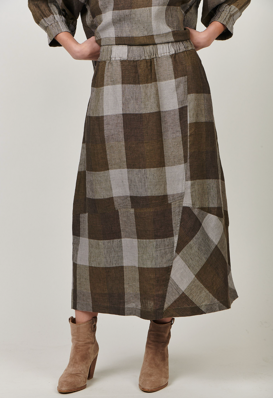 Naturals by Olive et Julie Breen Plaid Skirt