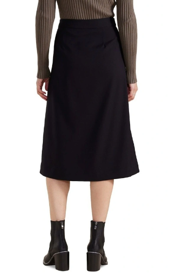 Marco Polo Wool Crepe Skirt