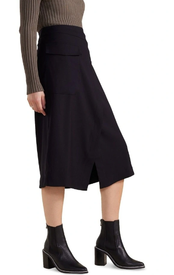 Marco Polo Wool Crepe Skirt