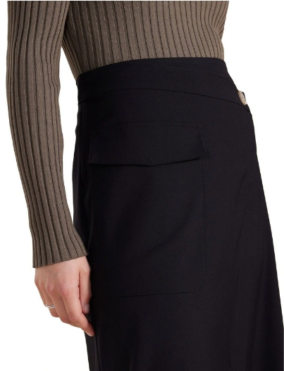 Marco Polo Wool Crepe Skirt