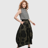 Urban by Alembika Dots Lotus Balloon Skirt