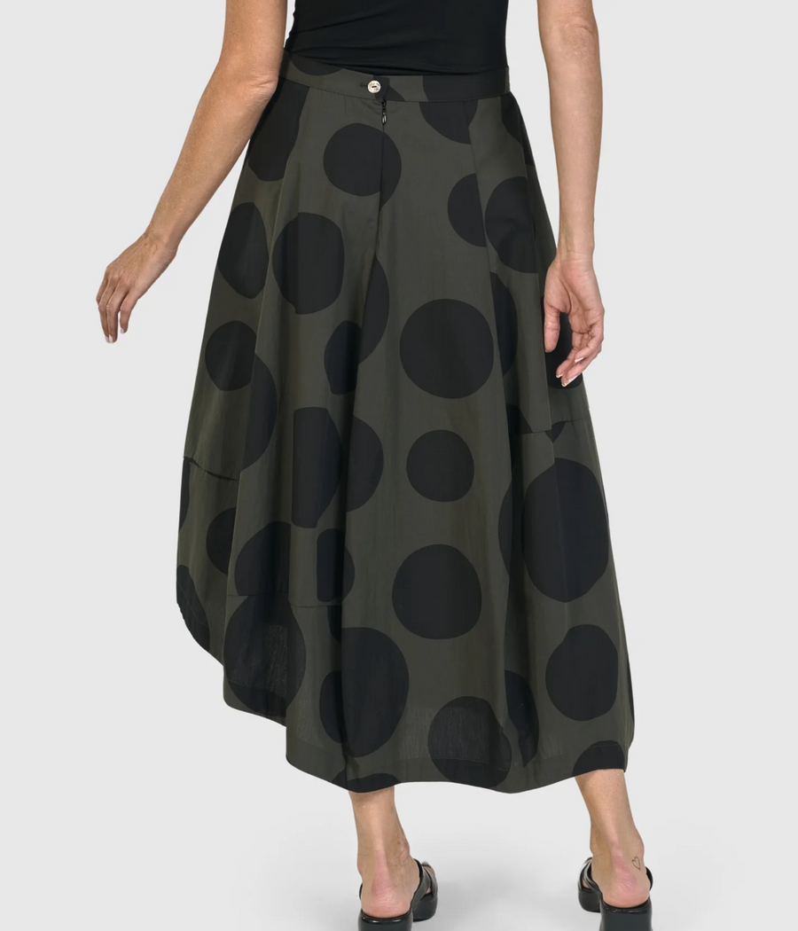 Urban by Alembika Dots Lotus Balloon Skirt