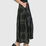 Urban by Alembika Dots Lotus Balloon Skirt