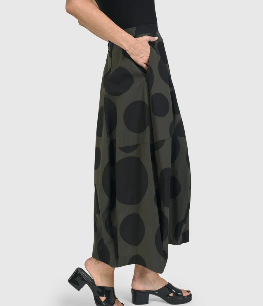 Urban by Alembika Dots Lotus Balloon Skirt