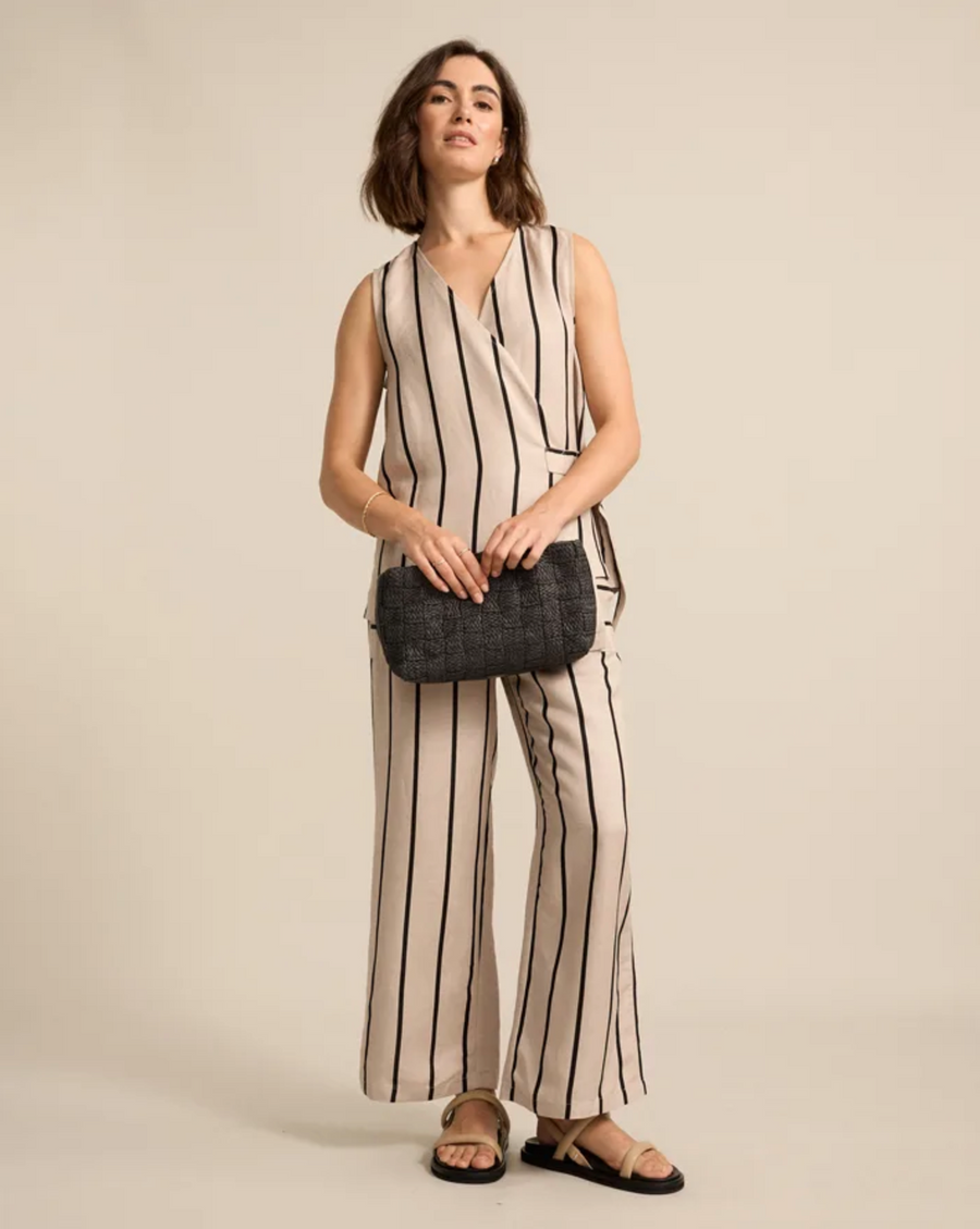 Marco Polo Wide Leg Stripe Pant