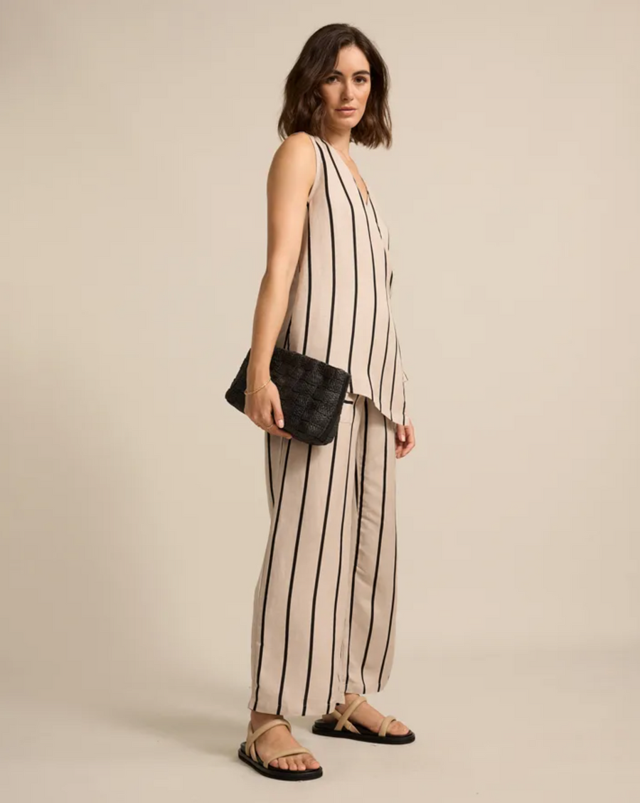 Marco Polo Wide Leg Stripe Pant