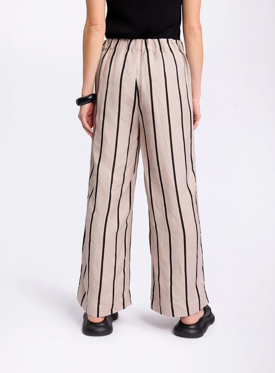 Marco Polo Wide Leg Stripe Pant