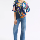 ELK Moda V Neck Top