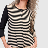 Urban by Alembika Vancouver Crew Cardigan, Stripes