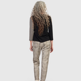 Urban by Alembika Vancouver Crew Cardigan, Stripes