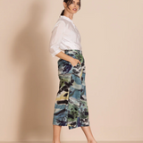 Megan Salmon Park Life 7/8 Wide Leg Pant