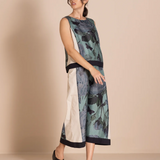 Megan Salmon Butterfly Panel Top