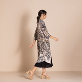 Megan Salmon Crepe Long Envelope Shirt
