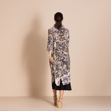Megan Salmon Crepe Long Envelope Shirt