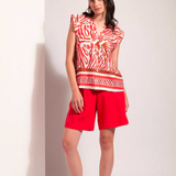 Foil Fetching Top