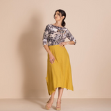 Megan Salmon Lulu Pleat Hanky Skirt