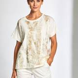 Peruzzi Metalic Front Top