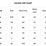 Kaleido Linen High Waited Waisted Leg Pant