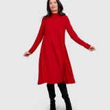 Alembika A-line Soft Knit Dress