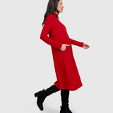 Alembika A-line Soft Knit Dress