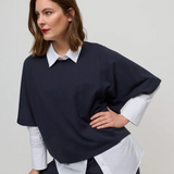 Marco Polo Spliced Pinstripe Top