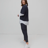 Marco Polo Spliced Pinstripe Top