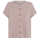 Mansted Komma Lambswool Basketweave Button Vest