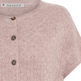 Mansted Komma Lambswool Basketweave Button Vest