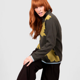 Bridge & Lord - Flower Silhouette Jacquard Pullover