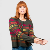 Bridge & Lord - Lucia Multi Stripe Cropped Cardi