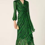 Sacha Drake Savoir Midi Wrap Dress