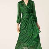 Sacha Drake Savoir Midi Wrap Dress