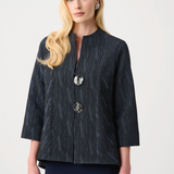 Joseph Ribkoff Lurex Embossed Jacket