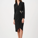 Joseph Ribkoff Fitted Wrap Dress
